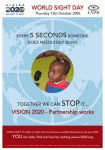 Journée mondiale de la vue – le 8 octobre 2009