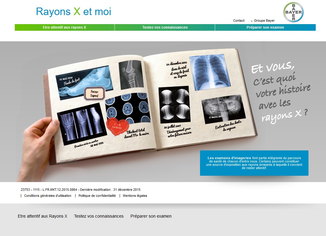 Imagerie médicale : Bayer lance une campagne d'information sur les rayons X 