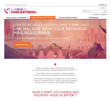 site web aucoeurducholesterol.fr