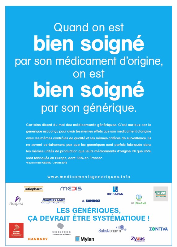 Les industriels du générique en campagne pour restaurer la confiance du grand-public