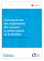 Cancer et préservation de la fertilité: un rapport conjoint de l'INCa et l'Agence de la Biomédecine