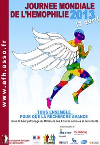 La journée mondiale de l’hémophilie 2013 se déroulera le 17 avril