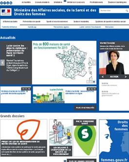 Un nouveau site web pour le ministère de la Santé