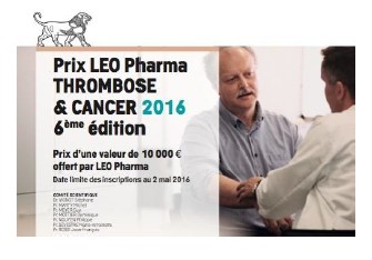LEO Pharma lance son prix Thrombose et Cancer 2016