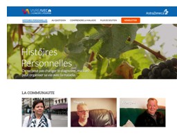  AstraZeneca lance le site "Vivre avec un cancer du poumon"
