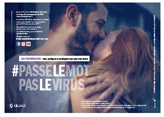 VIH : Gilead Sciences lance la campagne #PasseLeMotPasLeVirus